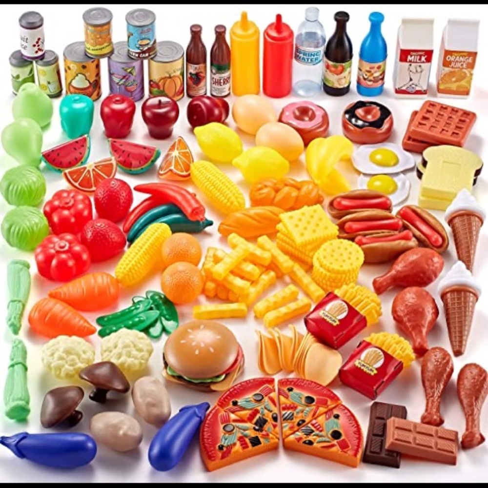 🍕 12 PIECE PLAY FOOD SET 🍕